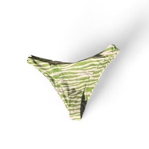 American Eagle Outfitters Green Zebra Bikini Bottom part of a set